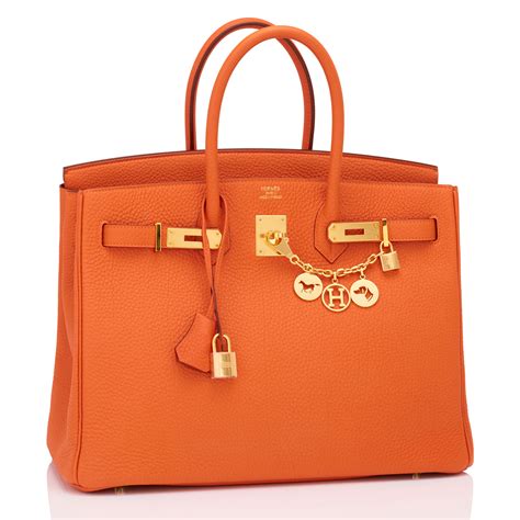 hermes orange bag birkin